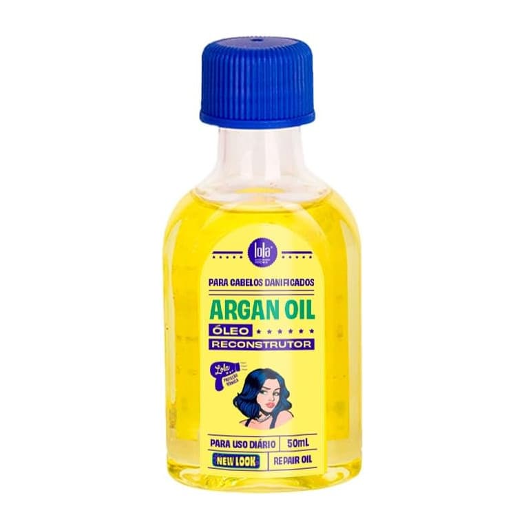 Óleo de Argan Lola Cosmetics 50ml Com Acessório Sortido