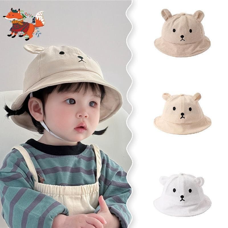 Bonito Moda Bebê Chapéu Fino Adequado Para O Verão Portátil Pescador Estilo Casual Crianças Afundado OY