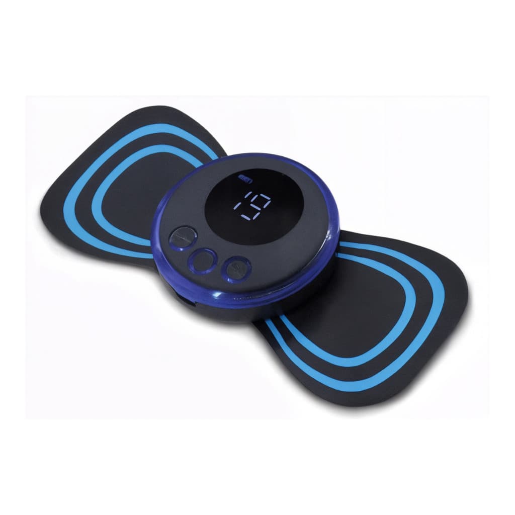 Mini Massageador Elétrico Portátil Recarregável Eletroterapia Pescoço e Perna - Bivolt