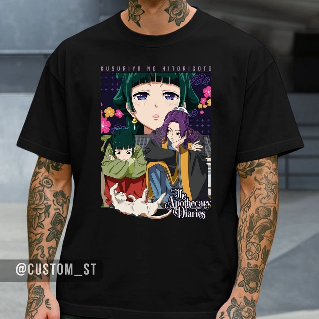 Camiseta Diários De Uma Apotecária Anime Maoma Jinshi Geek Serie Japonesa