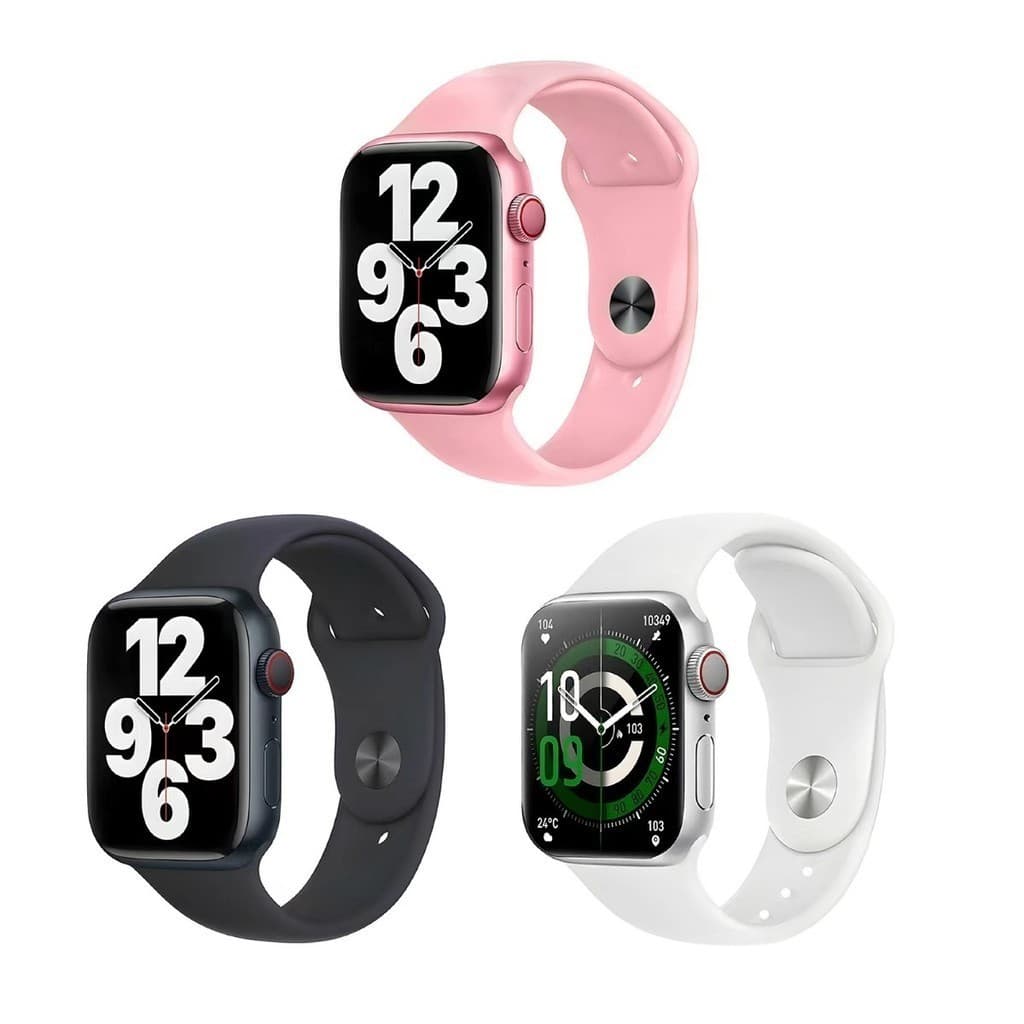 Smartwatch S10 LAXASFIT C/ Tela AMOLED NFC Bluetooth Monitor Saúde Android iOS Relógio Digital 10th Edition