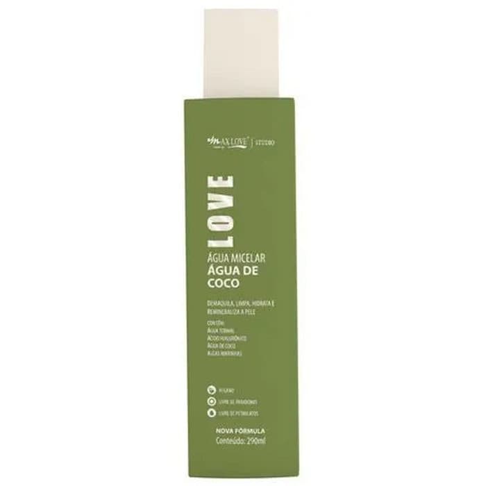 Água Micelar Max Love Agua De Coco 290ml