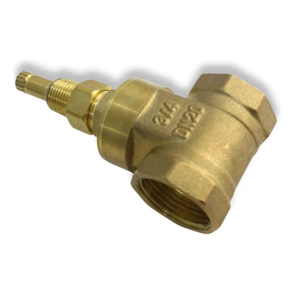 Base Registro De Gaveta 3/4" Em Metal Padrão Deca 16 Estrias