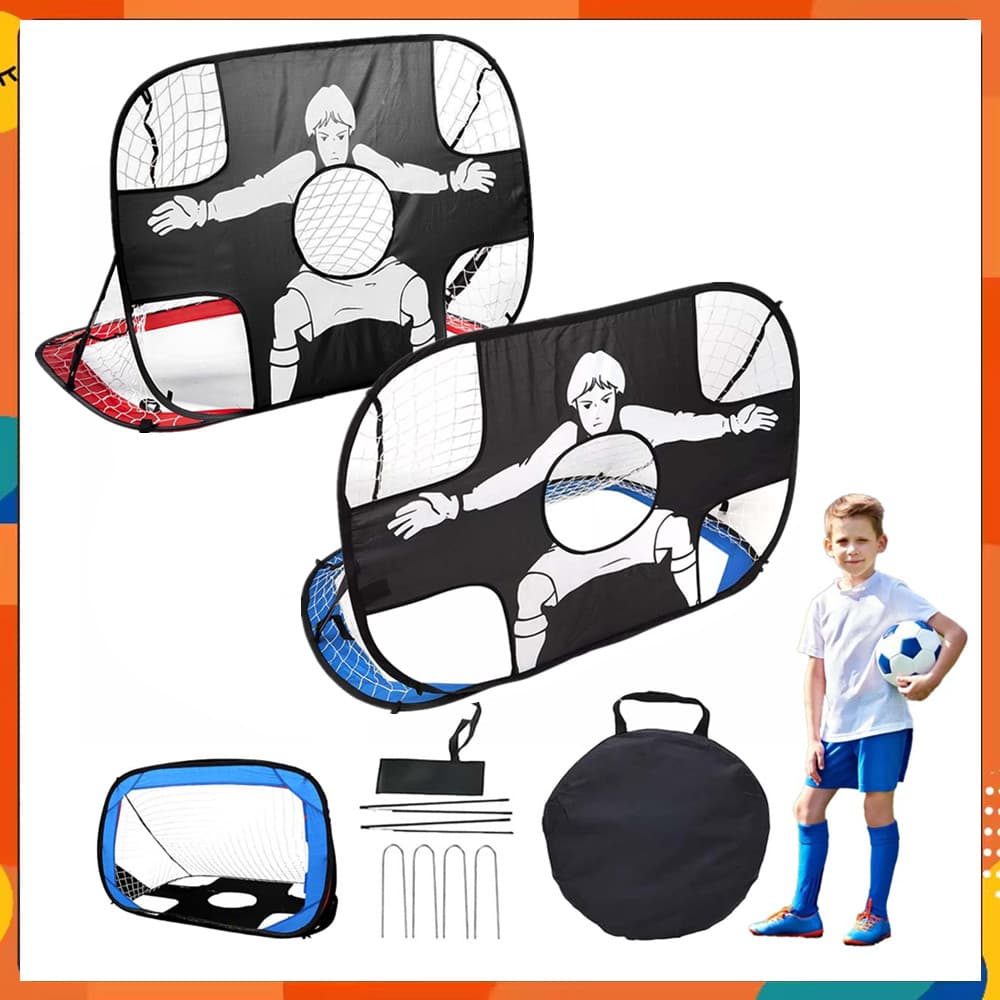 Rede de gol de futebol dobrável ao ar livre prática de atirador de futebol Mini rede jogo de futebol infantil