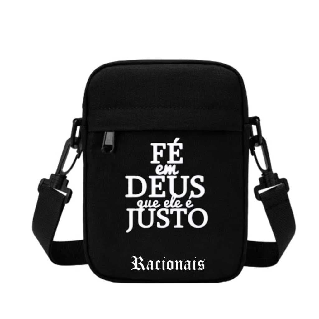 Bag Shoulder Masculina Onlyone Estampada - Mini Bolsa Transversal )