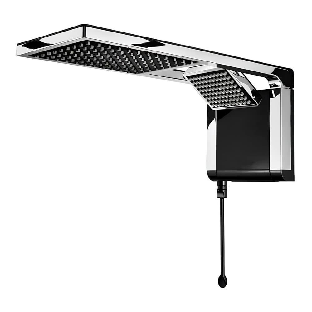 CHUVEIRO ELÉTRICO LORENZETTI ACQUA DUO ULTRA PRETO/CROMADO 7800W 220V