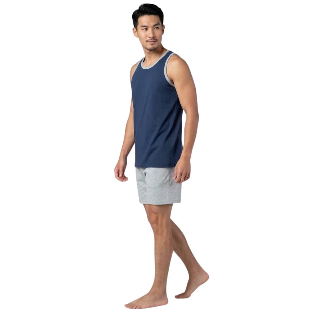 Pijama Masculino Regata com Shorts 100% Algodão – Conforto e Leveza para Dormir
