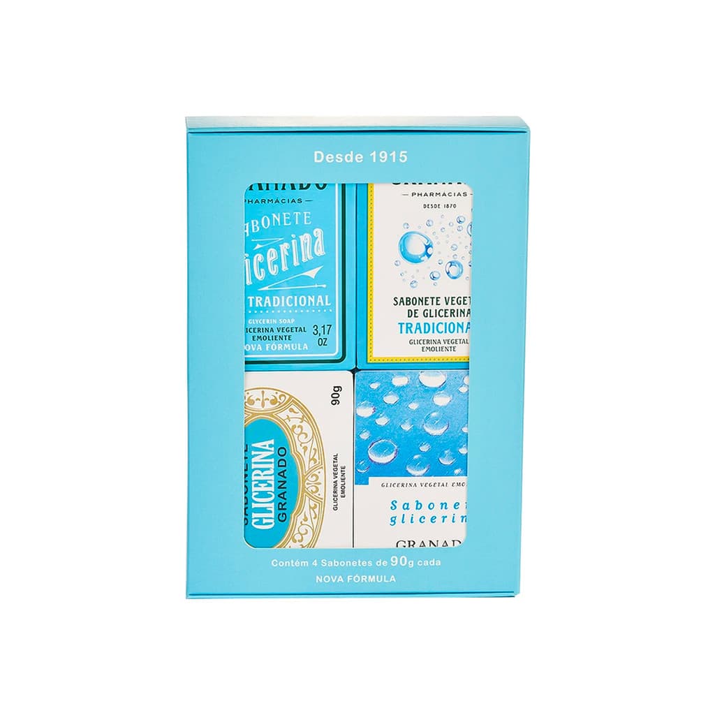 Kit de Sabonetes Histórico Glicerina Tradicional Granado