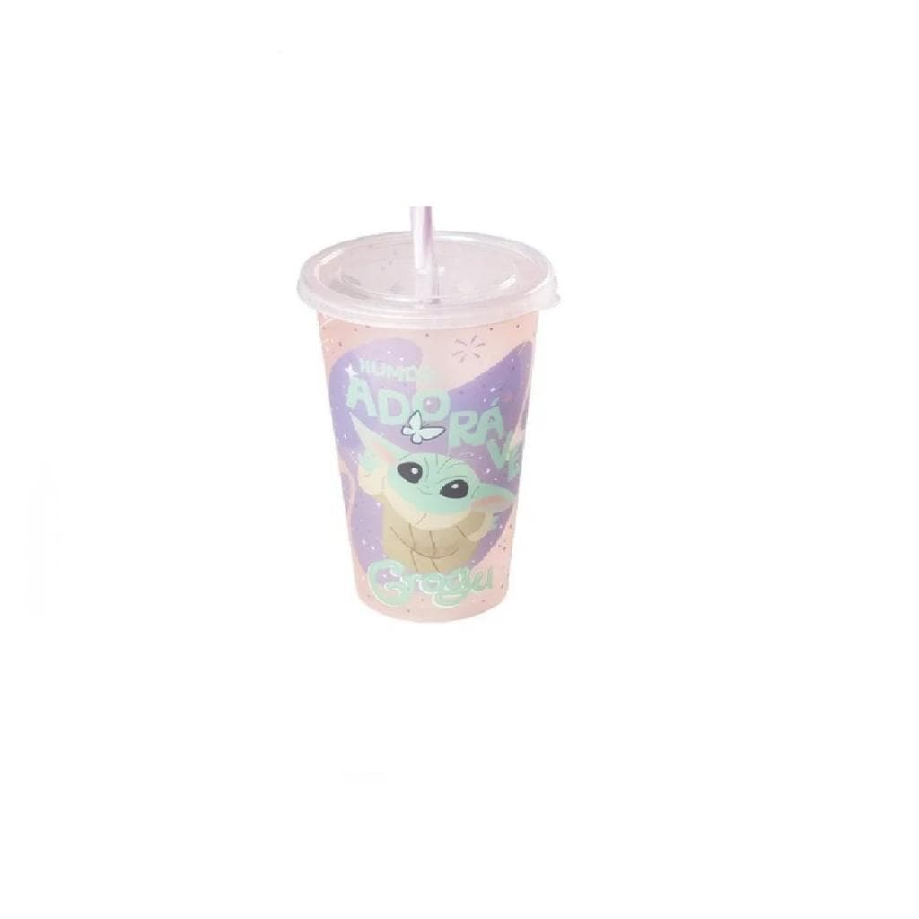 Grogu Star Wars Copo Decorado 500 Ml - Plasútil 017416