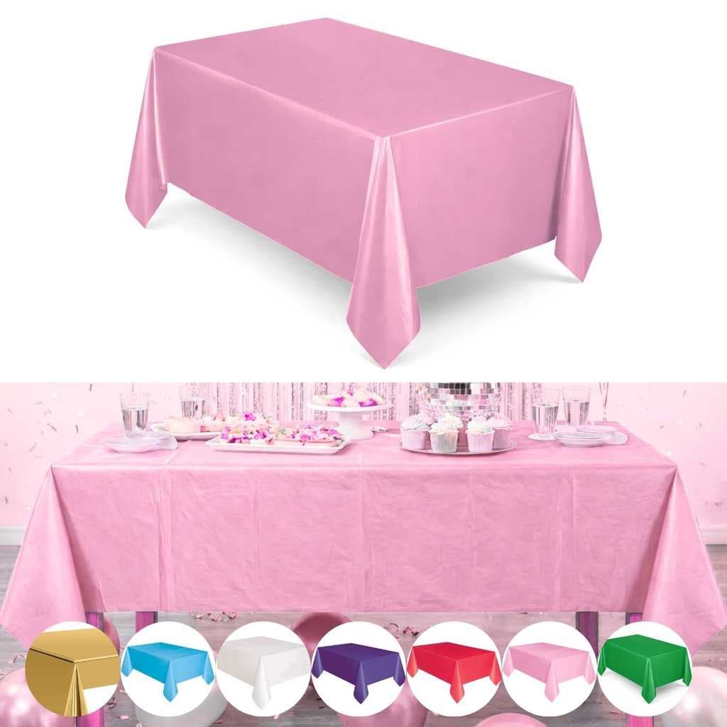 Kit 2 Toalha De Mesa Azul Festa 1,37 X 1,83 cm Impermeável