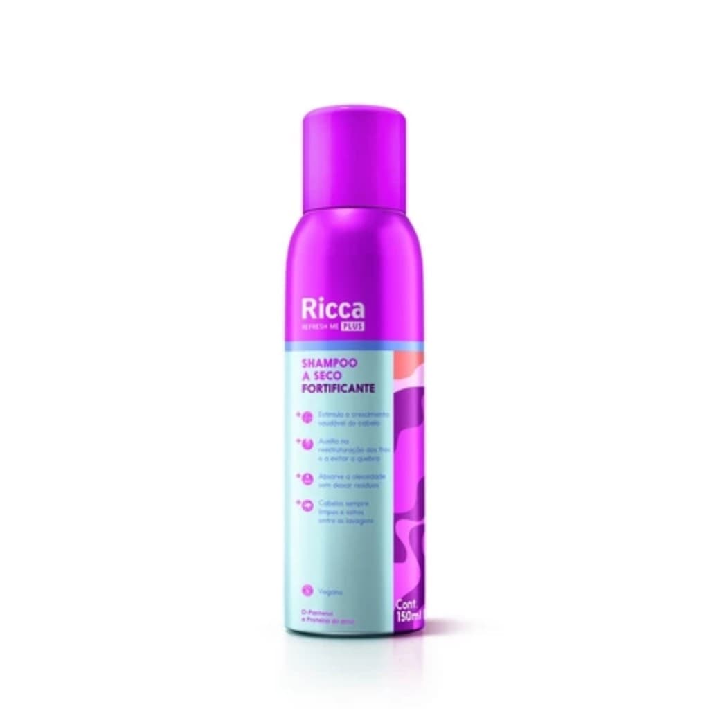 Shampoo a Seco Sem Perfume 150ml Ricca