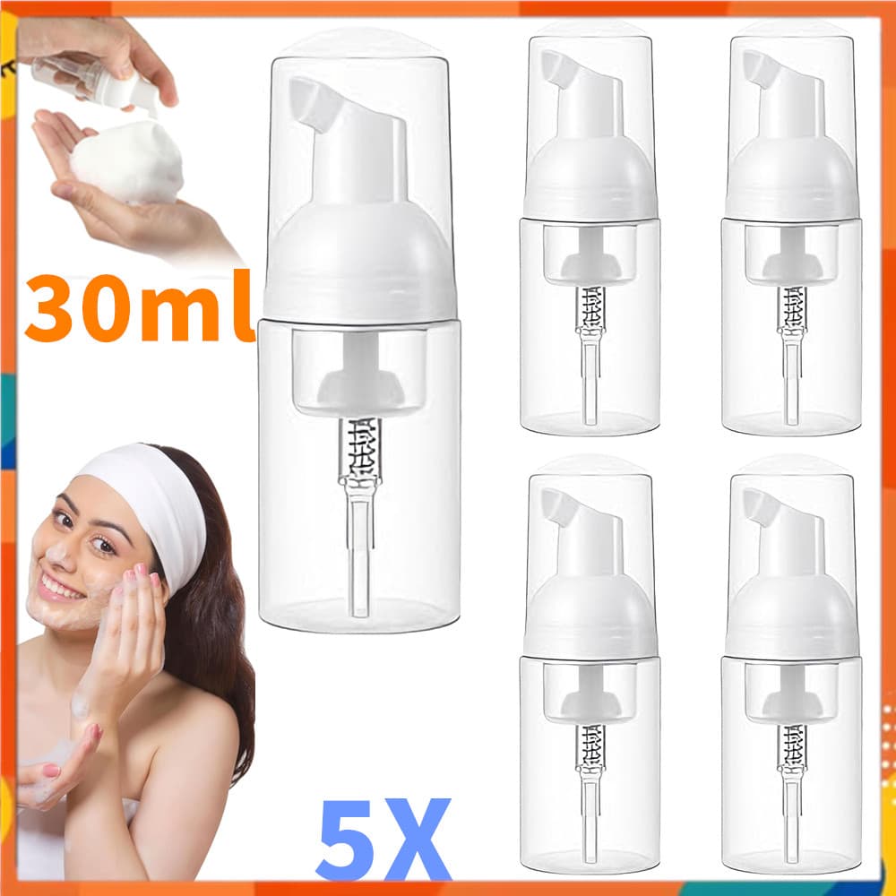 Dispensador de espuma portátil para viagem, 30ml, limpador Facial, adequado para Shampoo