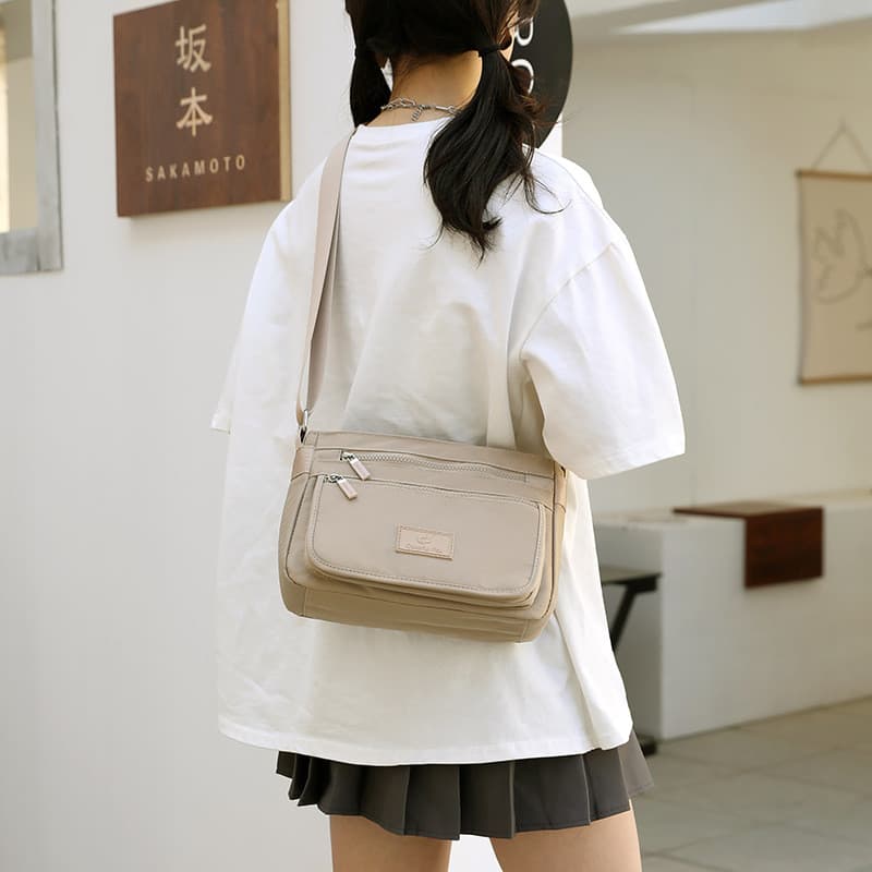 2024 novo estilo mãe bolsa feminina à prova dwaterproof água náilon Oxford pano Mini pequeno saco de um ombro Diagonal s