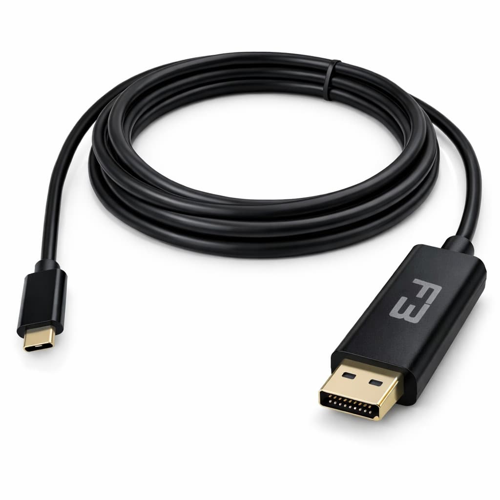 Cabo USB C Type C 3.1 para DisplayPort 1,8m  1,8 Metros JC-TYC-DP1.8 F3