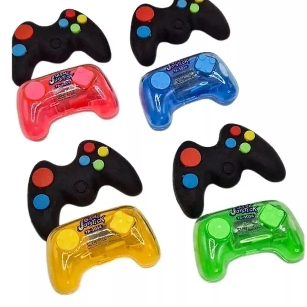 Kit Fofinho Gamer: Apontador e Borracha em Formato de Controle