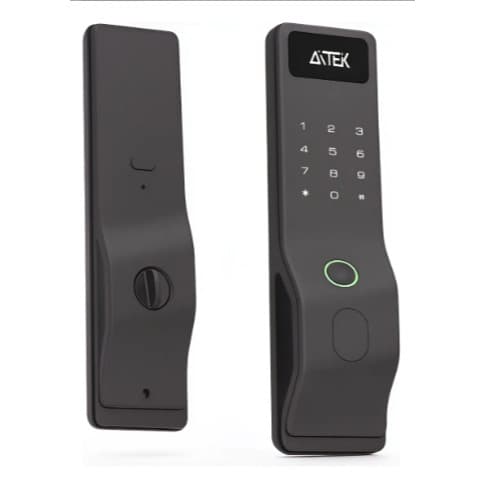 Fechadura Eletronica Inteligente Sem Chave Wifi Biometria Tag Senha E APP TUYA AITEK Alpha-201