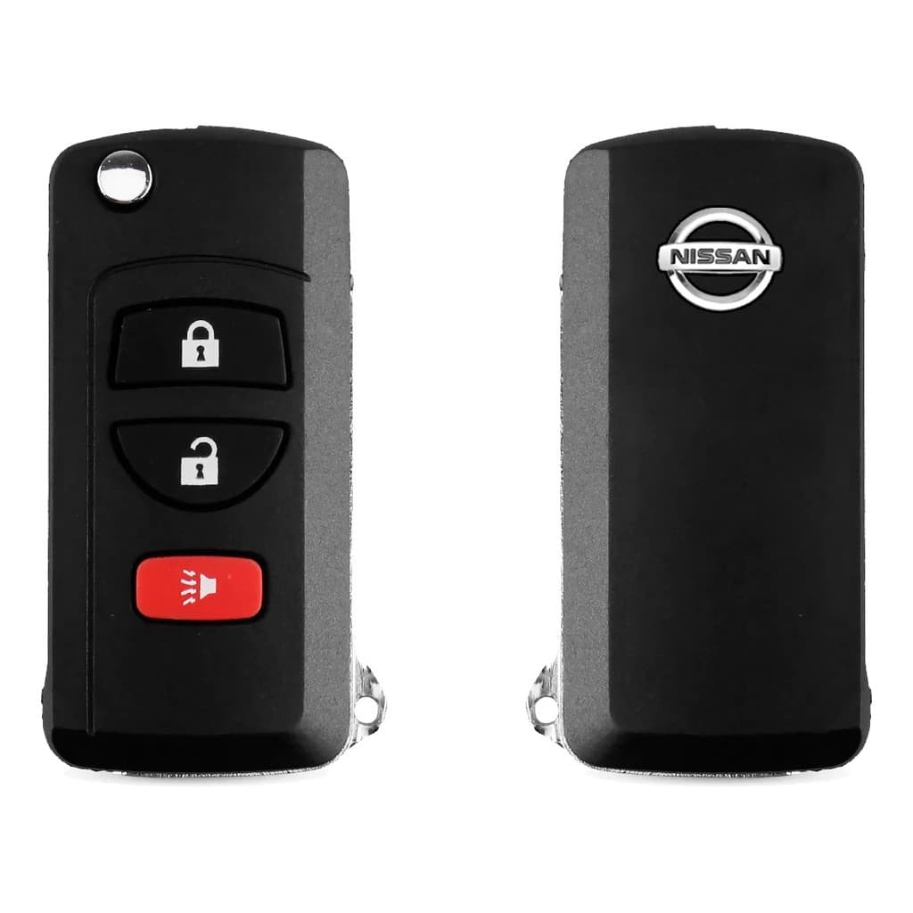 Chave Canivete Nissan 3 Botões Frontier Tiida Sentra Carcaça