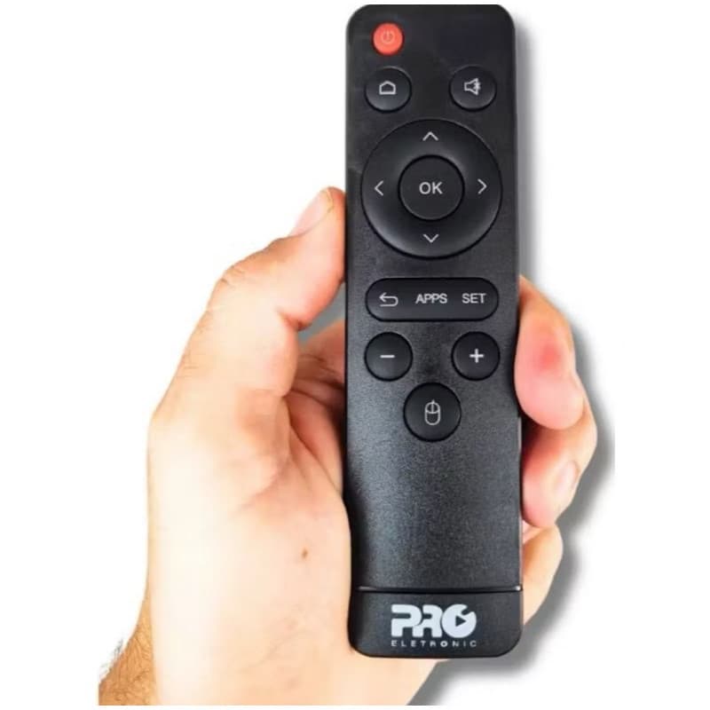 CONTROLE REMOTO ORIGINAL PARA SMARTBOX PROELETRONIC PROSB-3000/16GB