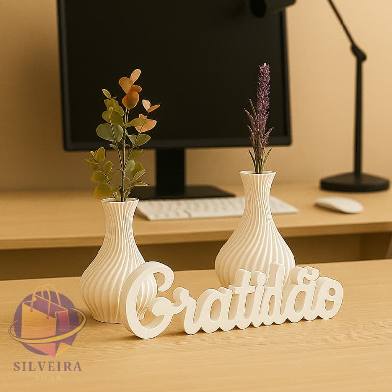 Gratidão Enfeite Decoração para Sala Mesa