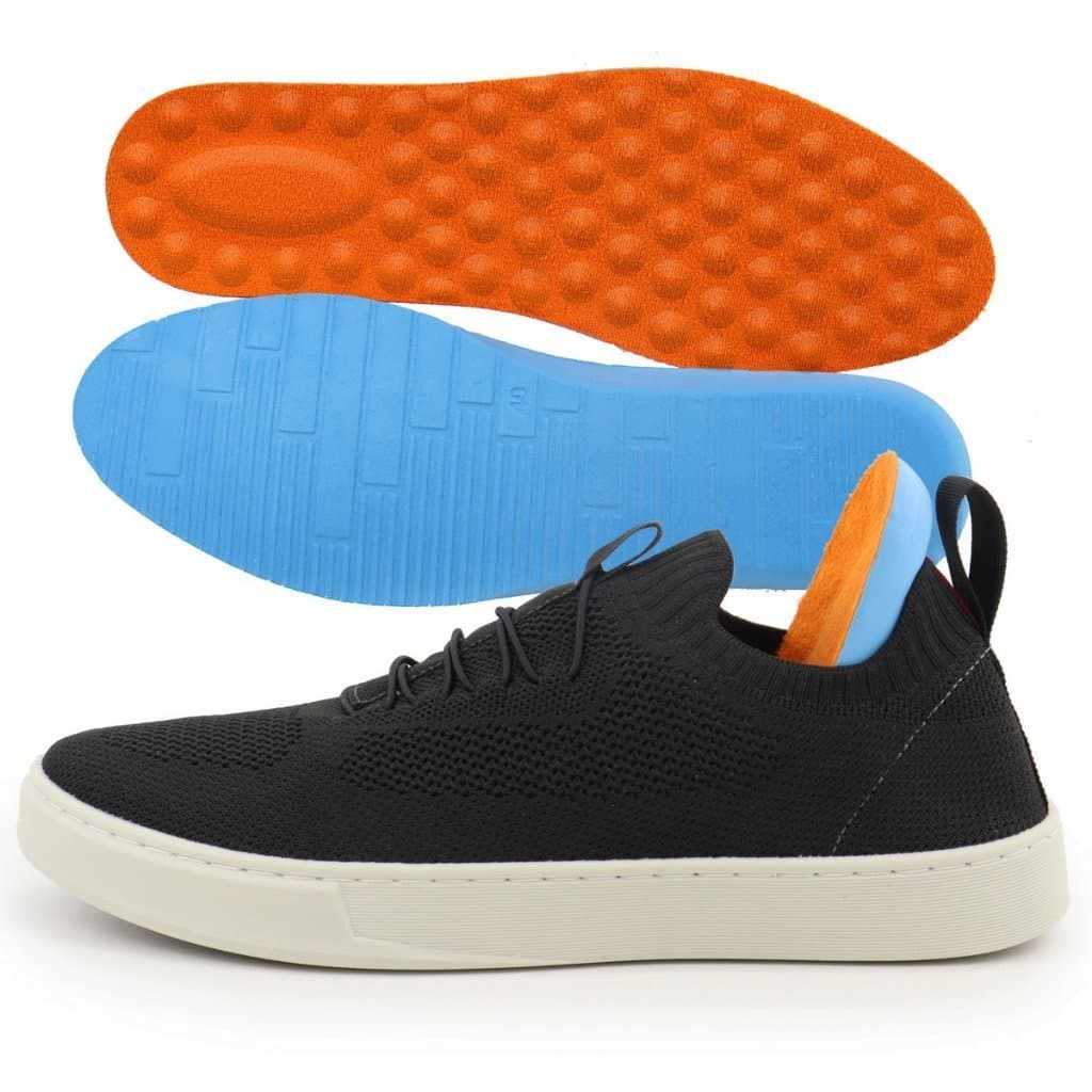 Sapatenis Tenis Masculino Casual Classico Calce Facil Knit Lançamento Envio Imediato