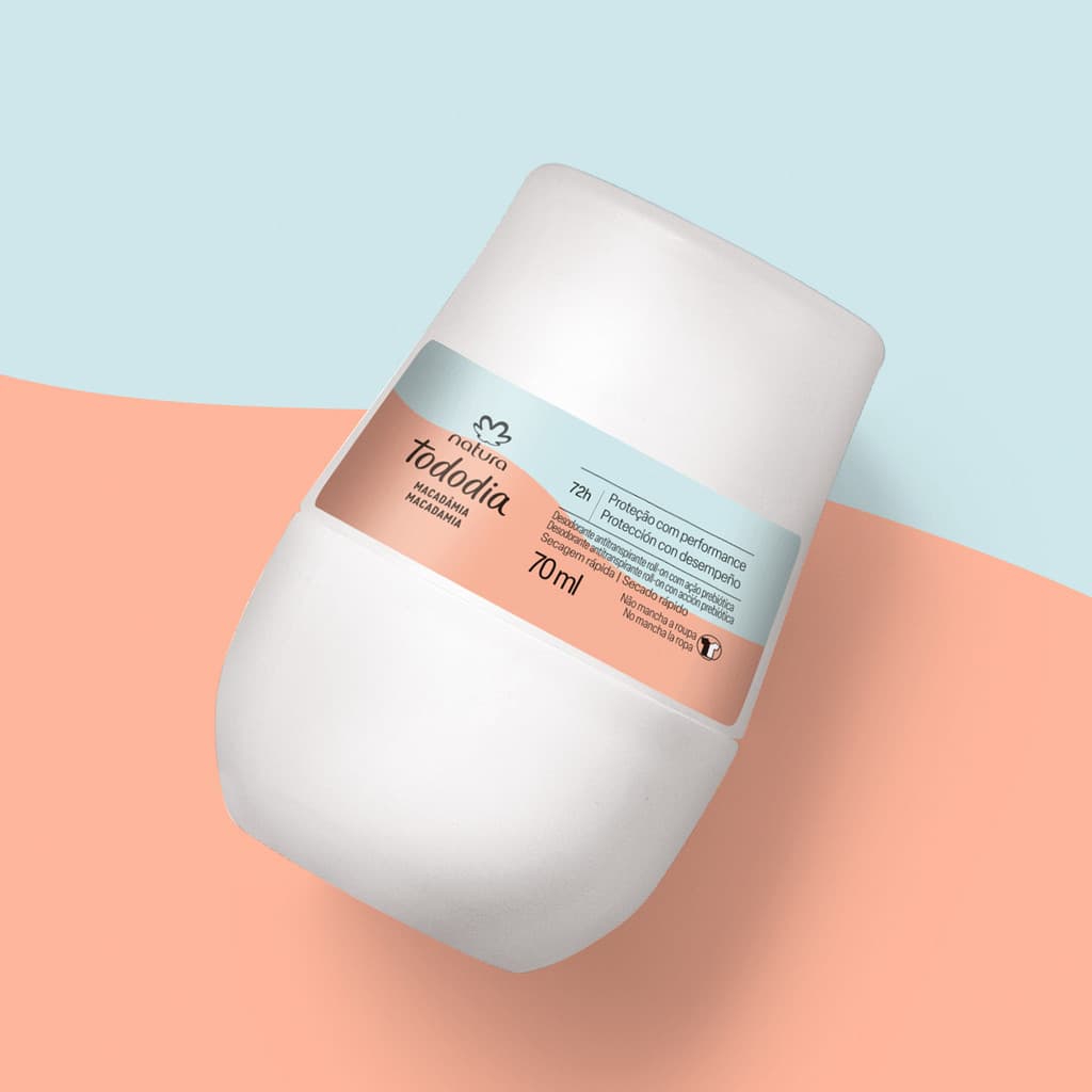 Rollon Todo Dia Macadamia Natura Desodorante Antitranspirante Roll-on Tododia Macadâmia