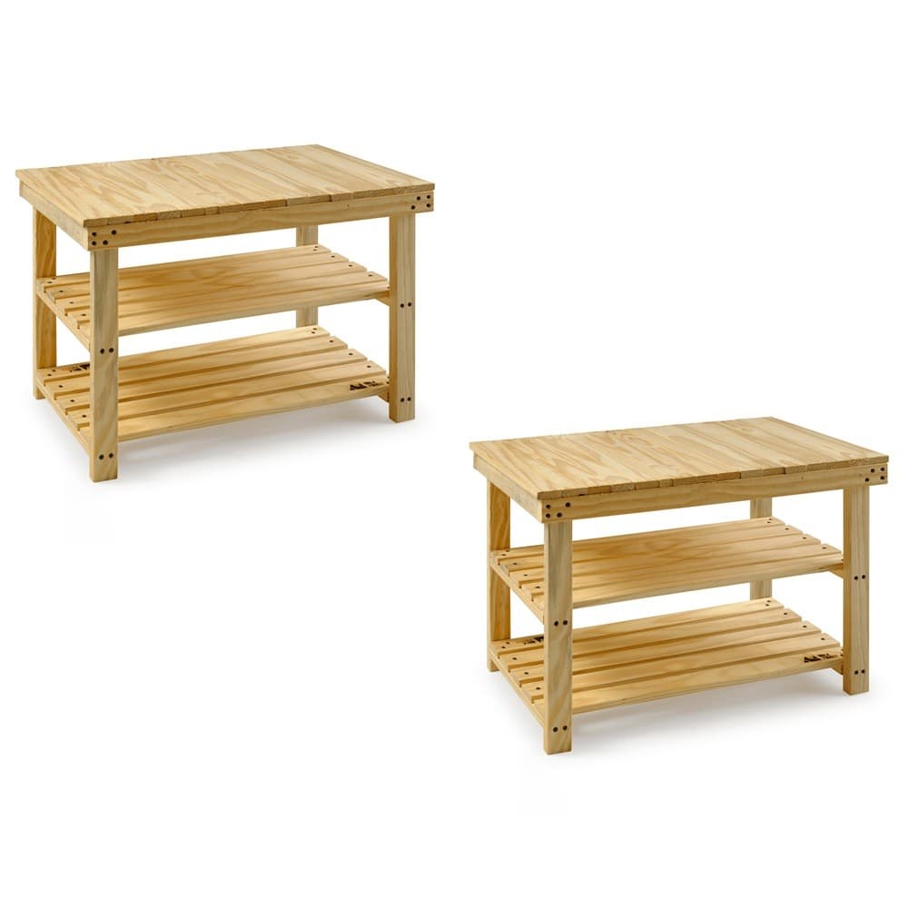 Kit 2 Armário Multiuso Sem Pintura Pinus - Oferta Aqui