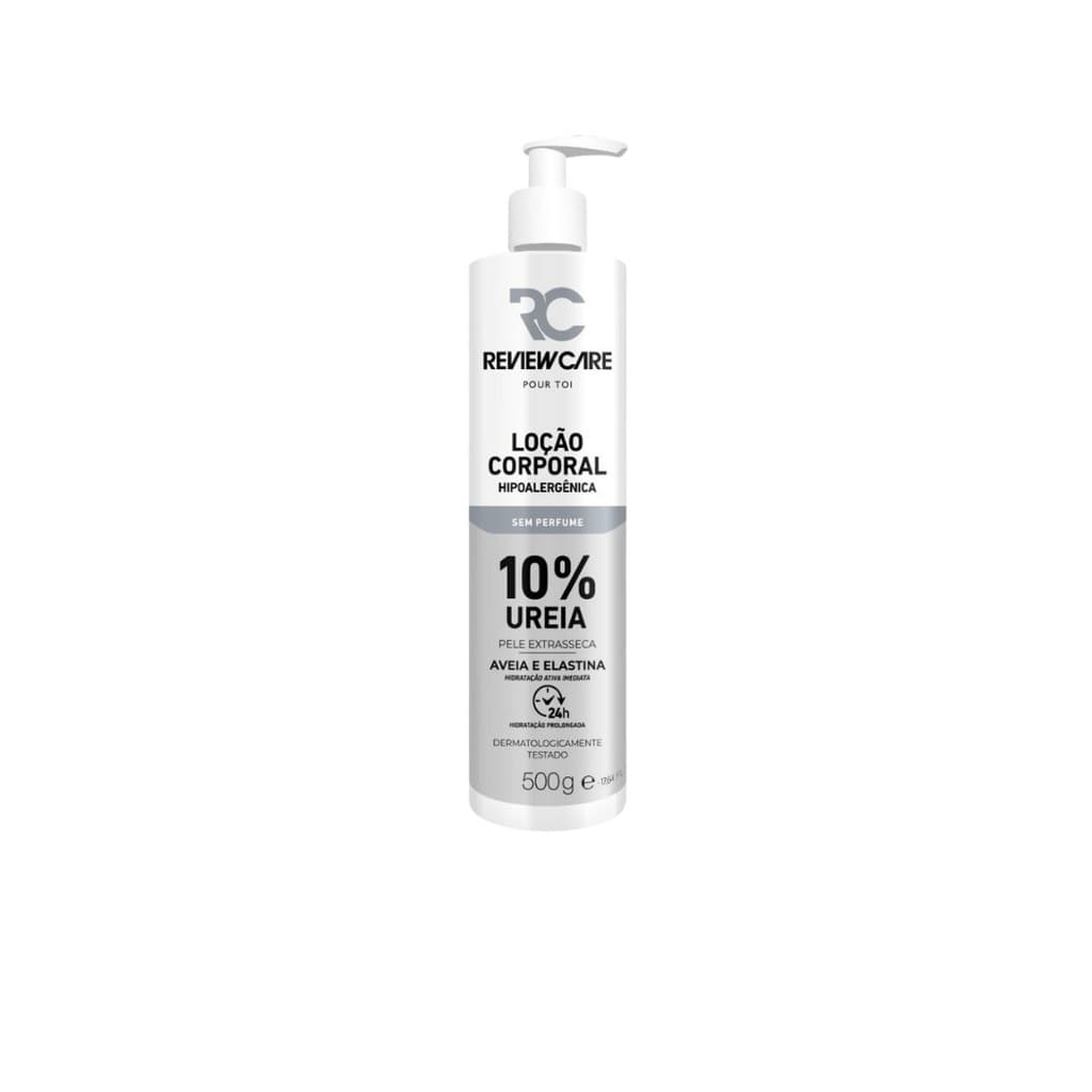 Loção Hidratante Corporal Pele Seca 10% Ureia Sem Perfume 500ML Review Care