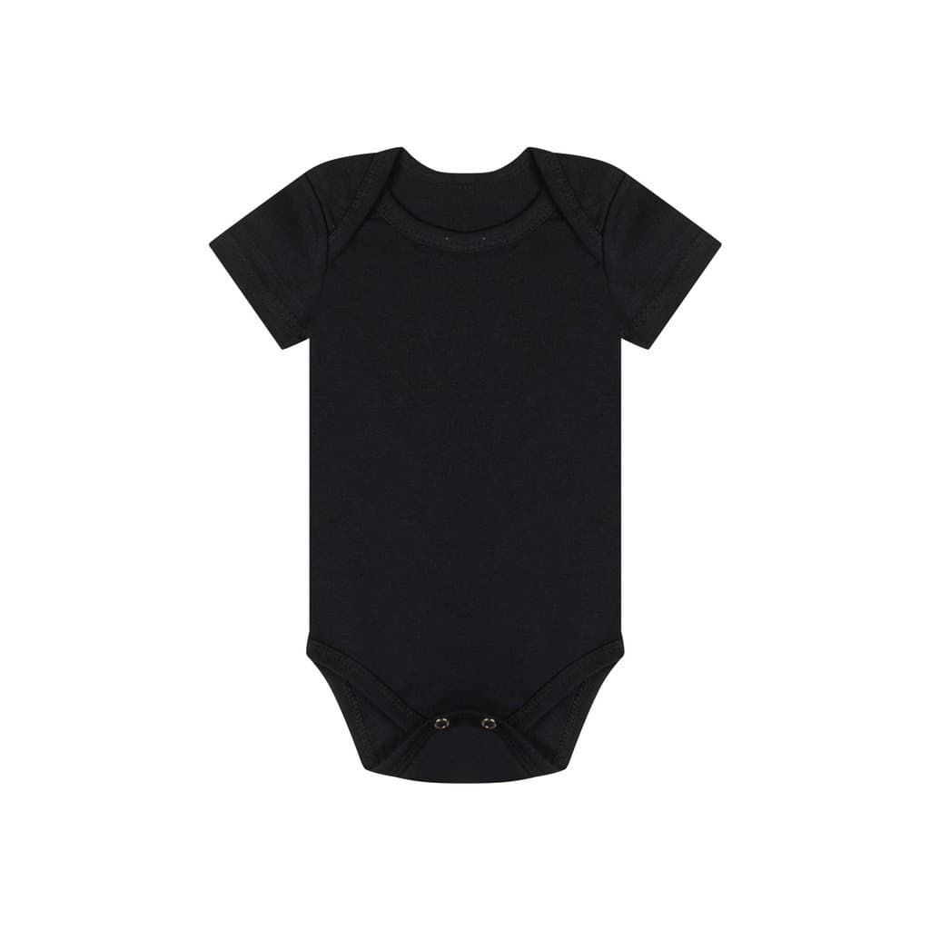 Body Bebê curto preto