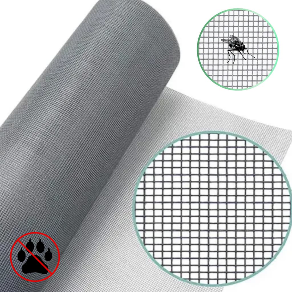 Tela Pet Anti Garras de Gato Fibra de Vidro 1m x 1,5m Cinza