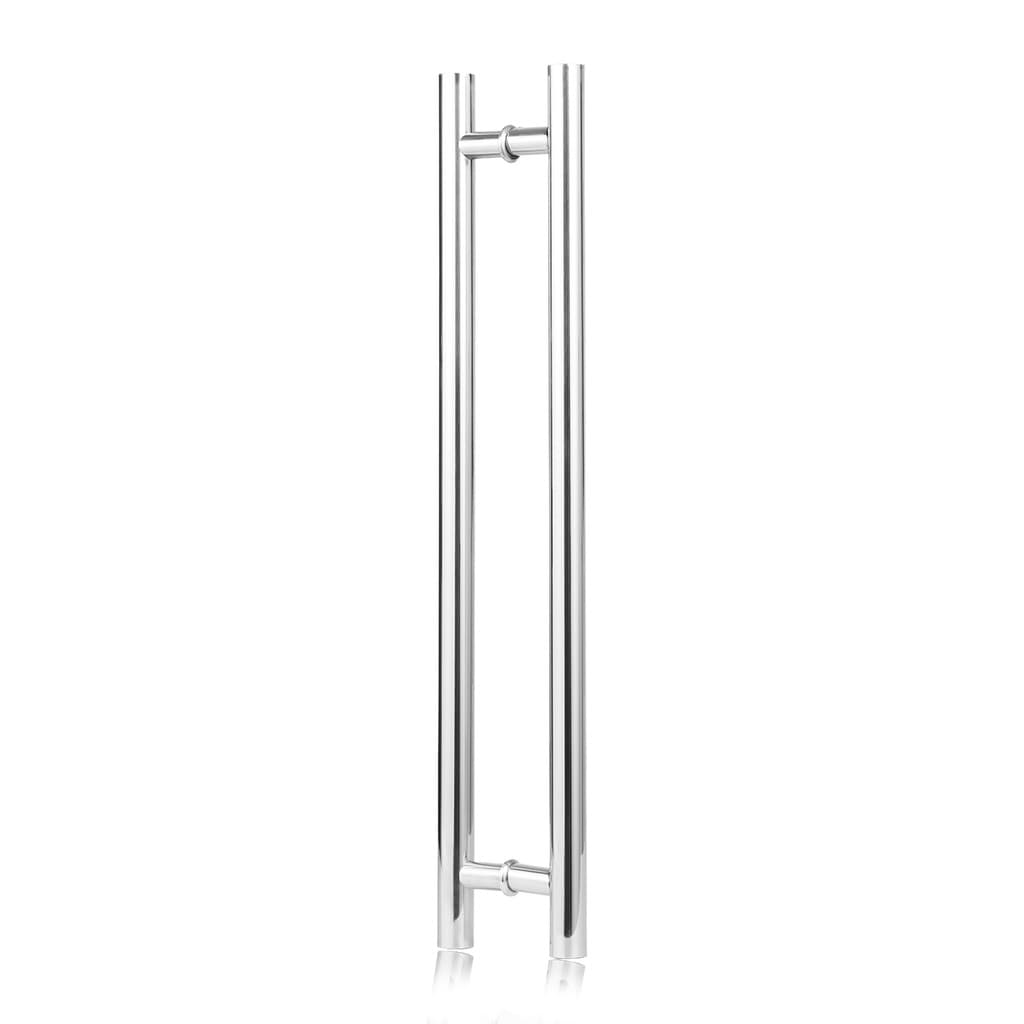 Puxador para Porta Tubular Reto 40 cm Polido