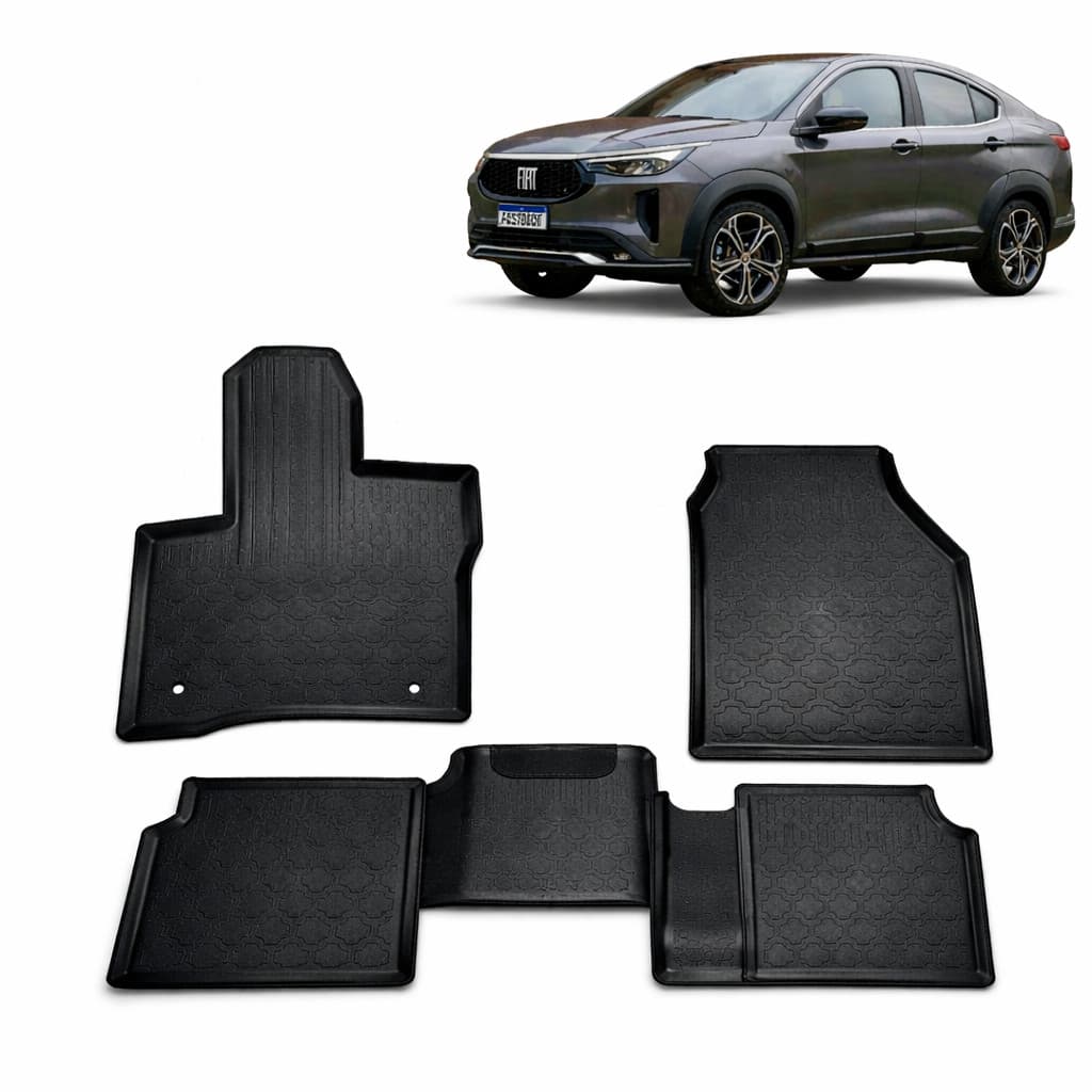 Tapete Bordas Elevadas Bandeja Compativel Fastback 2022 5peças
