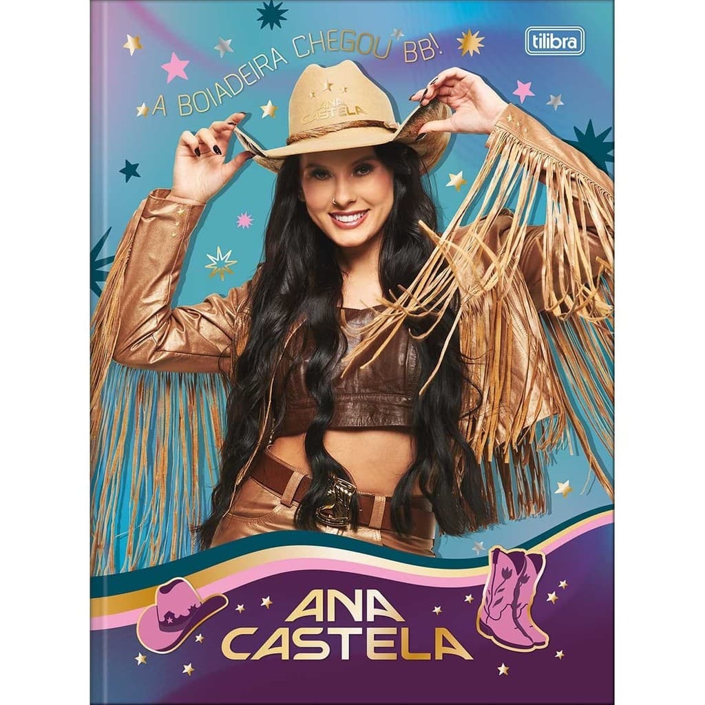 CADERNO CAPA DURA ANA CASTELA 80FLS - TILIBRA