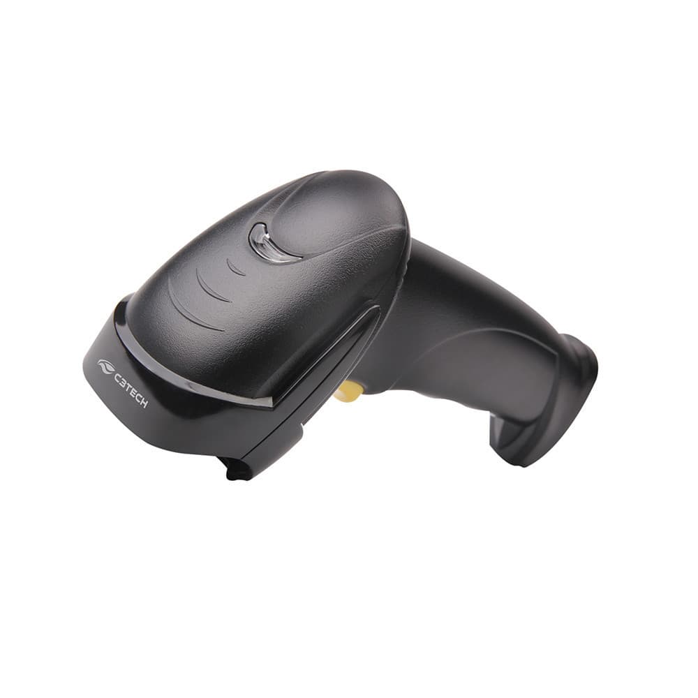 Leitor de Código de Barras C3Tech USB Laser Ergonômico com Suporte LB-50BK