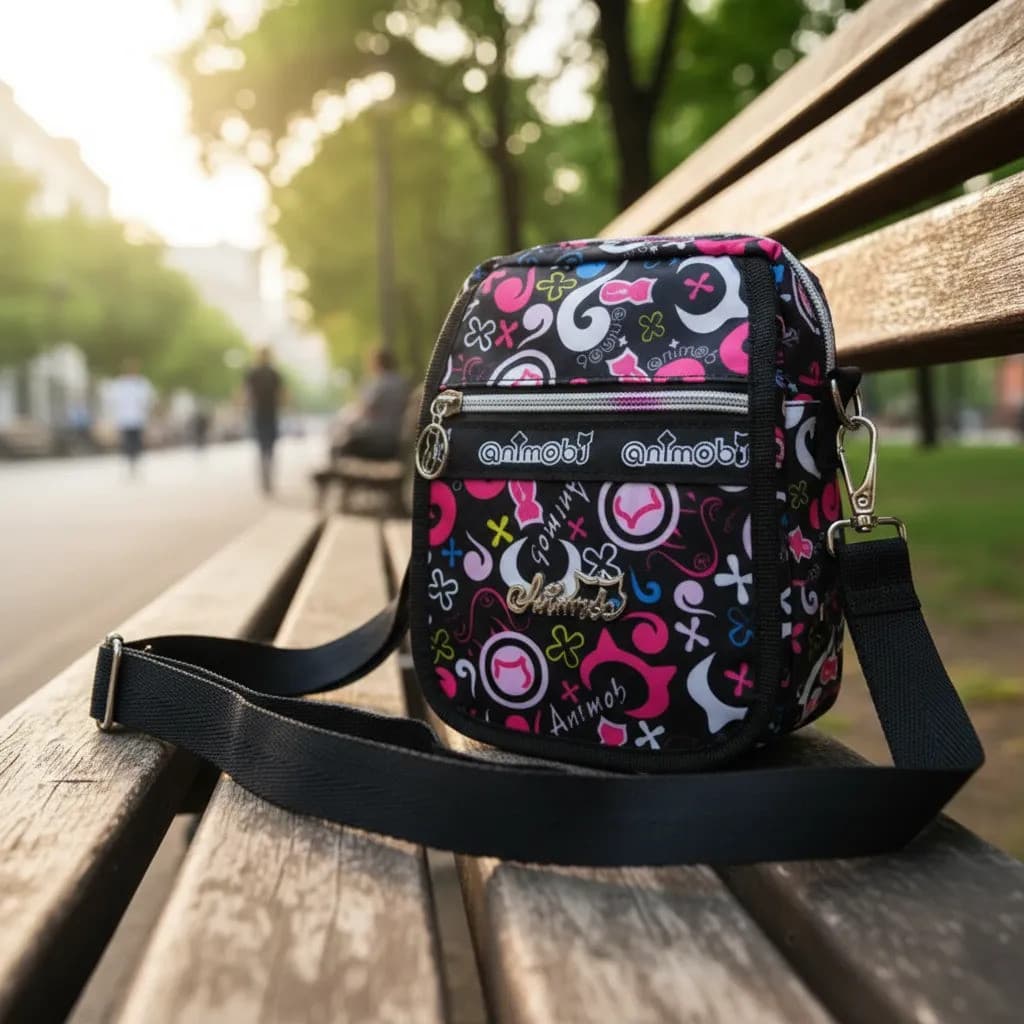 Bolsinha De Ombro Tiracolo Estampada Feminina Juvenil
