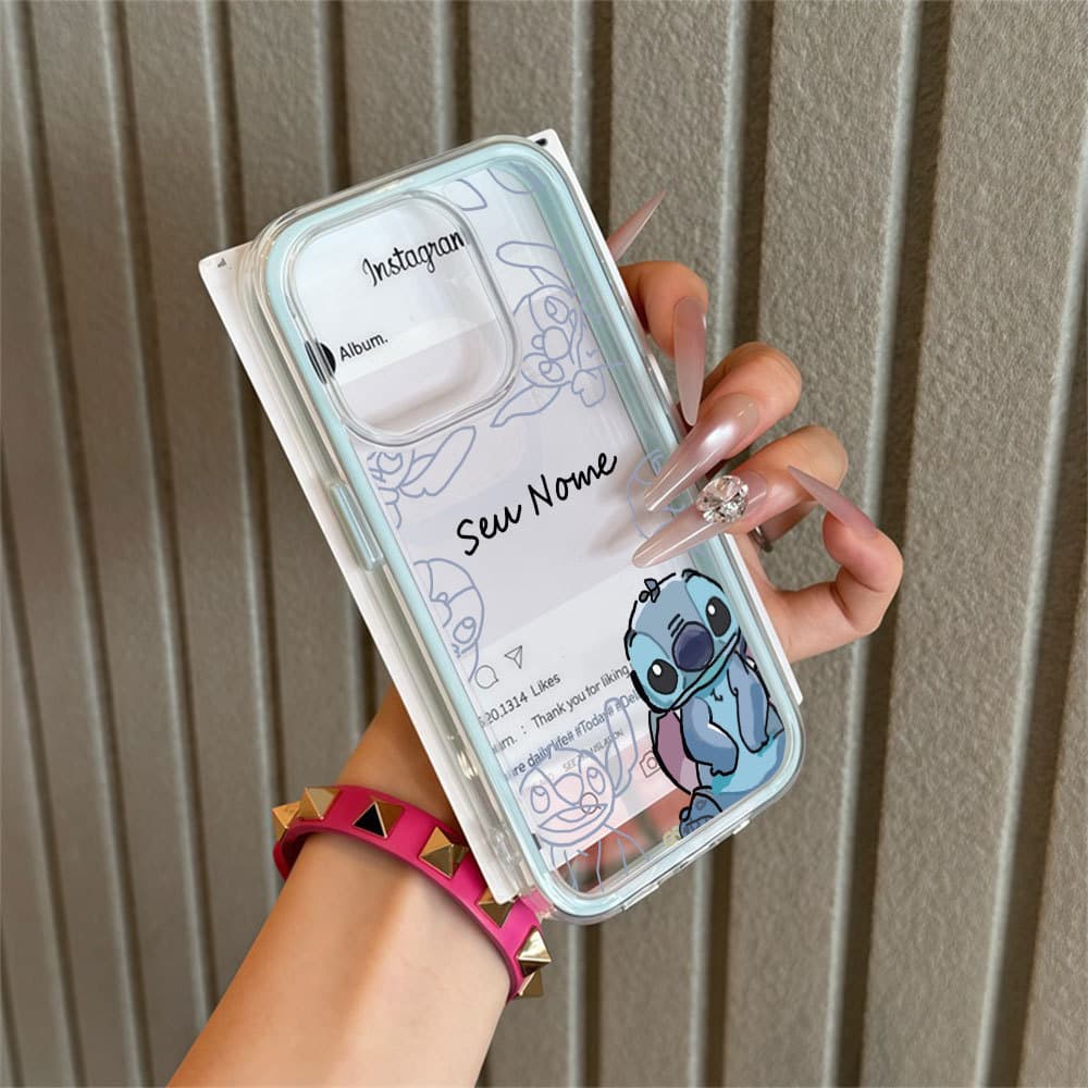 Capa 2 Em 1 Para IPhone 17 16 15 14 13 11 XS Max Pro Plus Moldura Colorida Cura Animal De Telefone Transparente