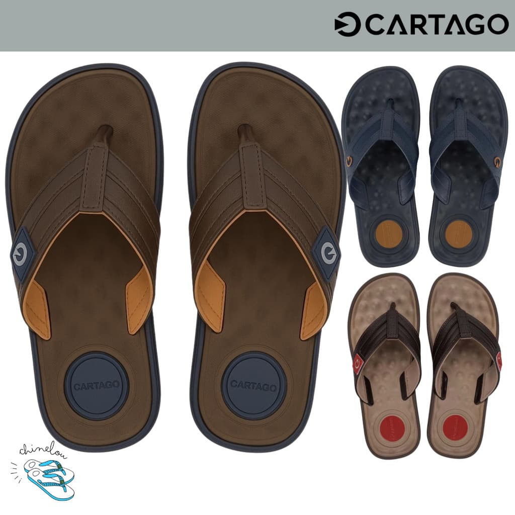 Chinelo Sandalia Masculino Cartago Alabama Confortavel Casual Original Lançamento Novidade