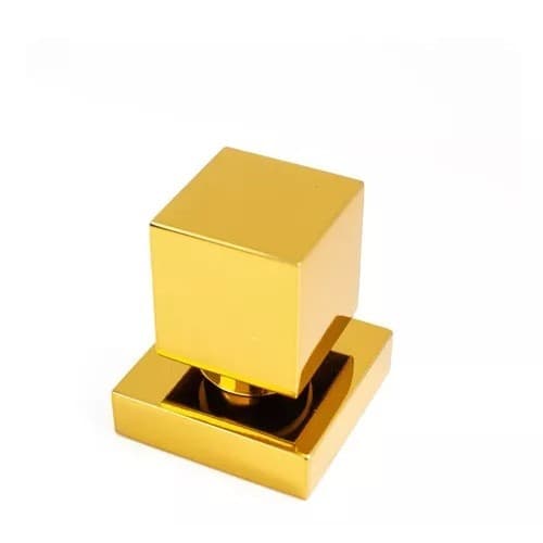Acabamento Para Registro Samer Metais Quadrado 3/4 Padrão Deca Metal Dourado
