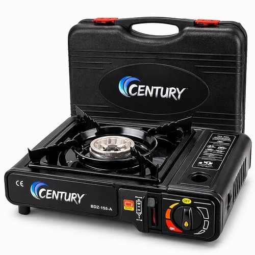 Fogareiro Portatil Camping Maleta Mesa Cozinha Pratico Seguro Compacto Gas