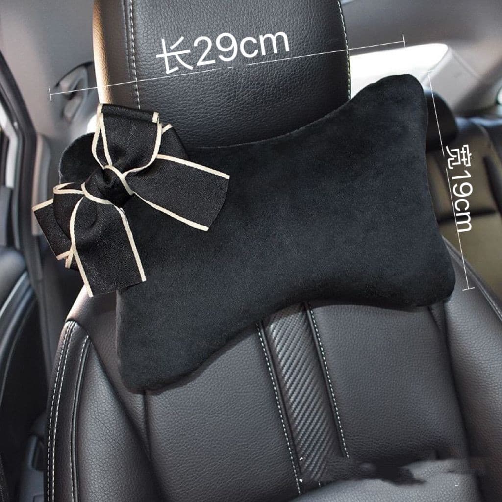 Travesseiro de pescoço para encosto de cabeça de carro, travesseiro criativo para assento de carro, conjunto exclusivo d