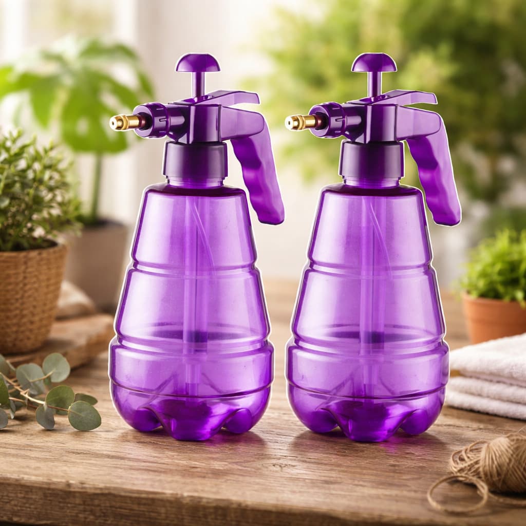 Pulverizador Regador Borrifador com Gatilho de Pressão Limpeza Água Detergente 1,6 Litros