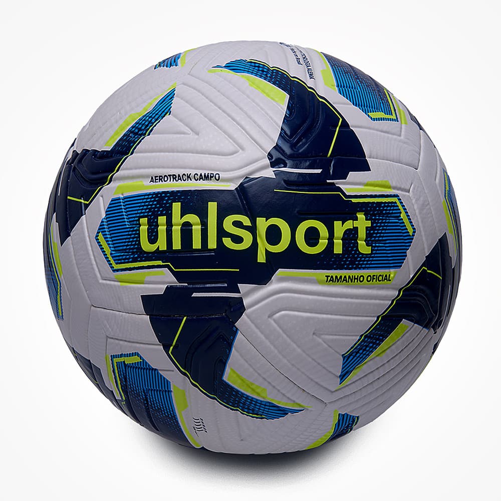Bola de Futebol Campo Uhlsport Aerotrack - Branco e Verde