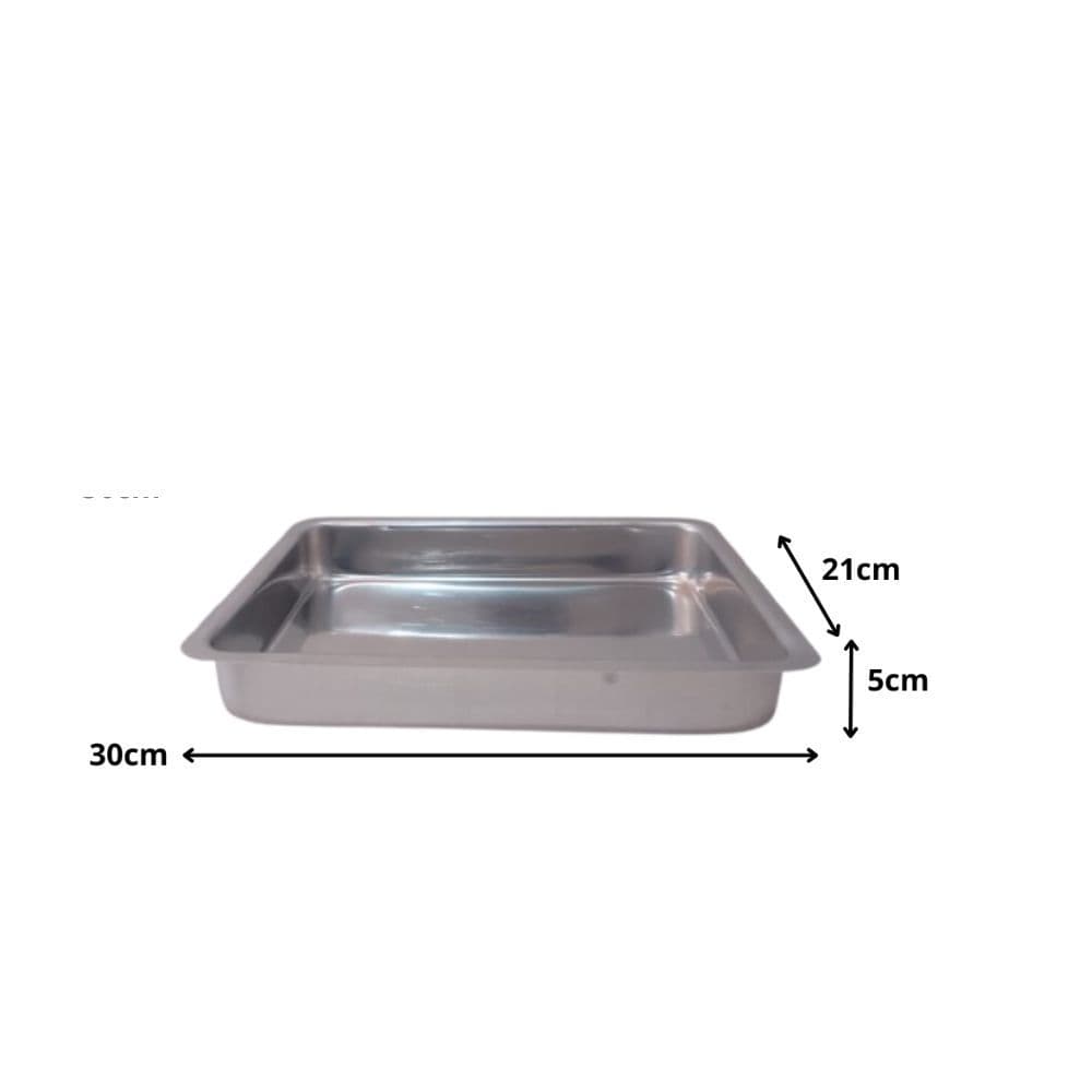 Forma Alta Quadrado pequeno 30cm em aluminio Tabuleiro