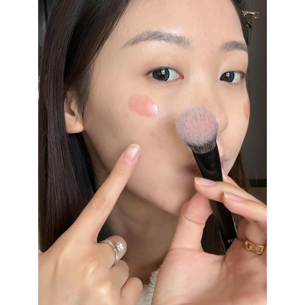 Blush Líquido O Maior CP!Slope Blush Brush Pequena Vassoura Dot Color Brush Líquido Blush Creme Iniciante