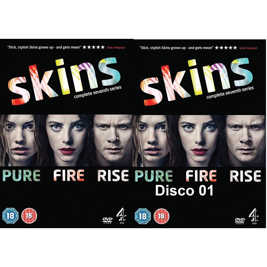 Dvd Skins UK - 6ª e 7ª Temporada Completa - Legendado - 02 Discos - DvD dvd