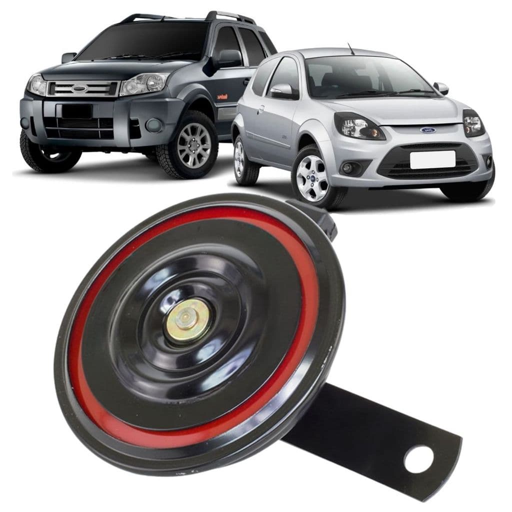 Buzina Ford 12V Ecosport 2004>2008, Fiesta Hatch 2004>2011, Ka 2008>2013