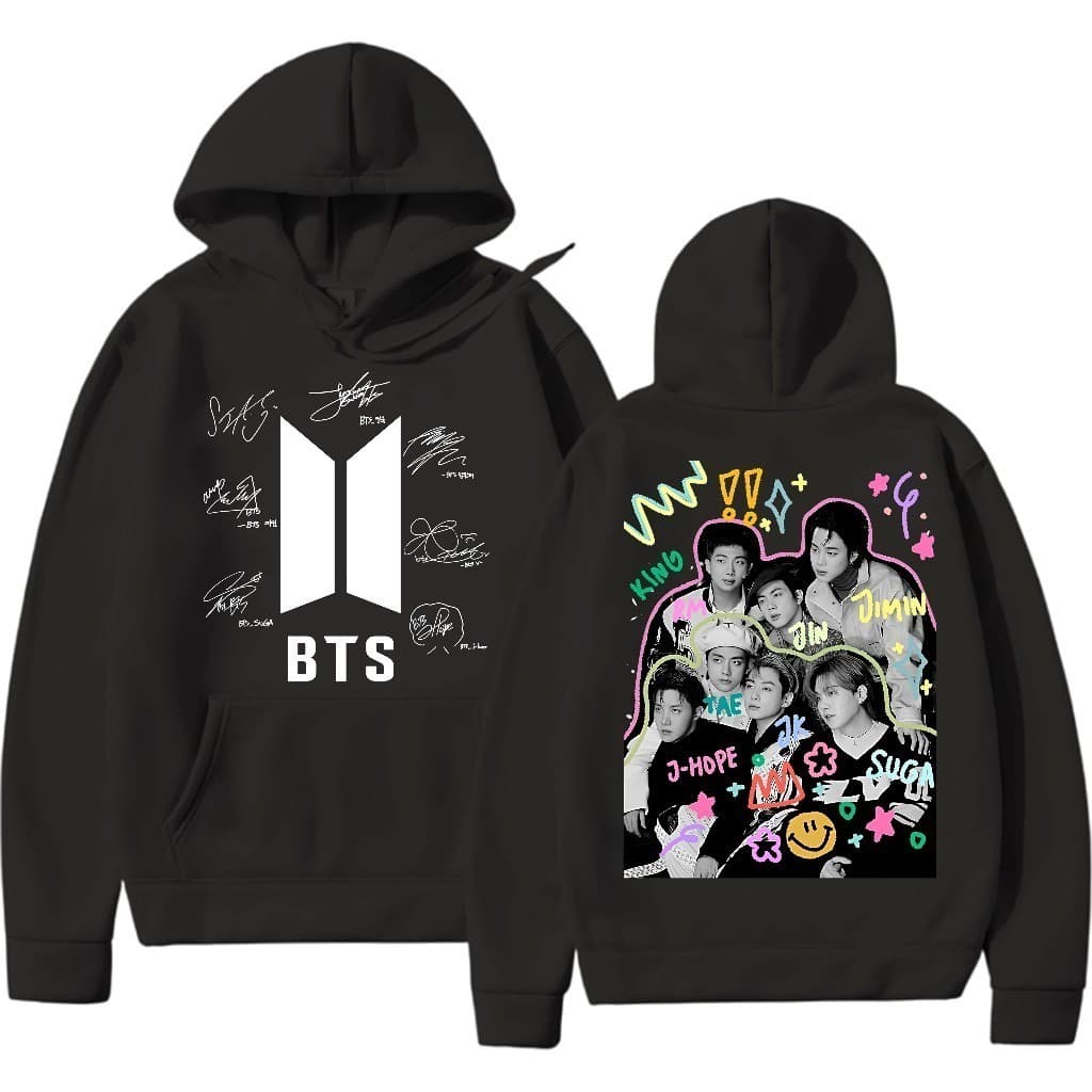 Moletom Canguru C/ Capuz BTS Banda Group 100%Algodao LANÇAMENTO