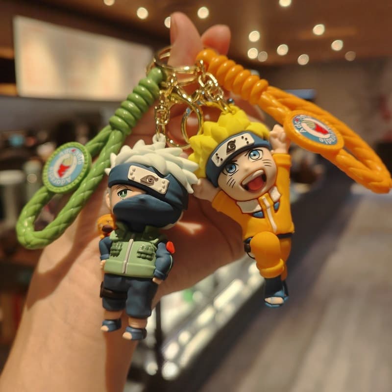 1 Peça Chaveiro Anime Naruto com Capa, Boneco Kakashi Itachi, Pingente de Mochila, Decoração de Carro, Presente de Festa