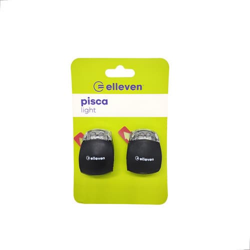 Pisca De Bicicleta Led Dianteiro Traseiro 3 Elleven Silicone Preto