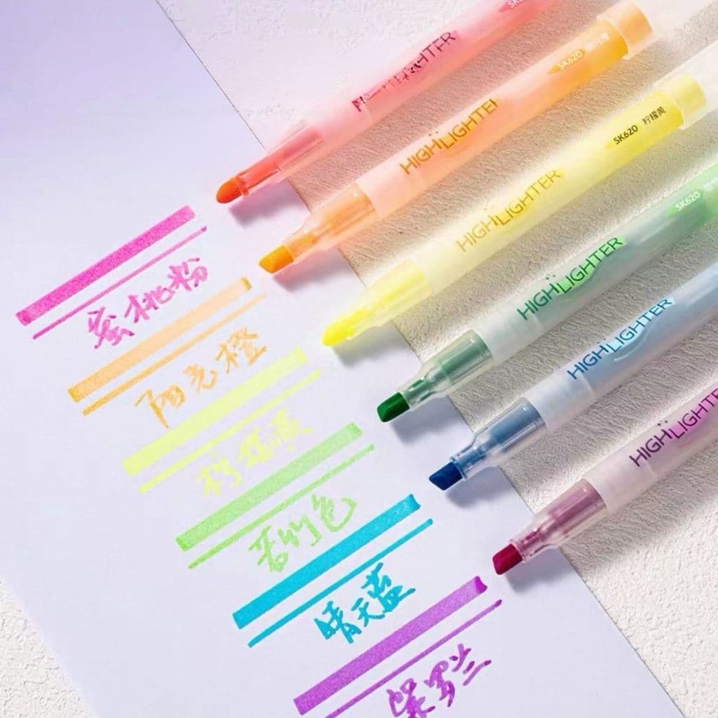 Marca-Texto Press com Sistema Pump e Tinta Líquida com Glitter