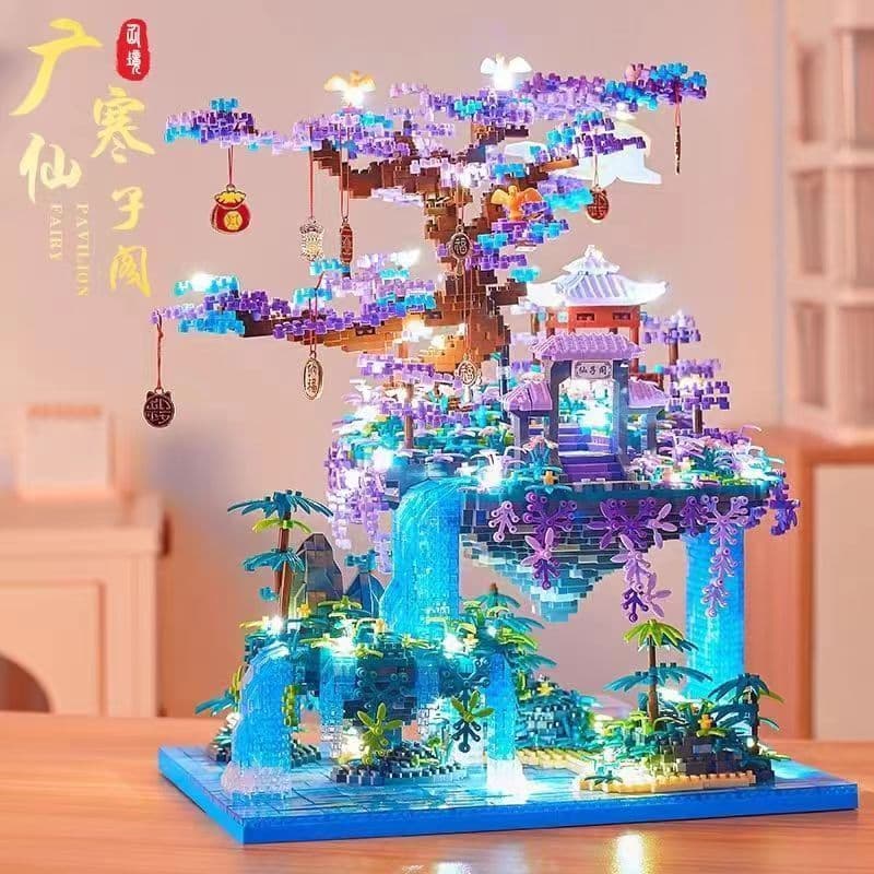 Taohuatan Blocos de Construção Meninos Meninas Série Casa Gigante Montado Brinquedo Presentes